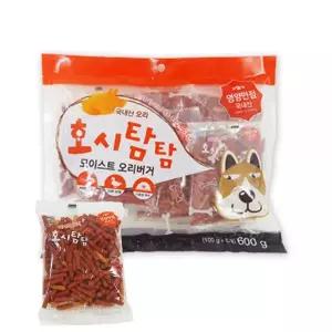 호시탐탐 강아지 간식 훈련용 모이스트 오리버거 600g MNA