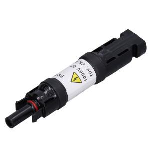 PV 다이오드 커넥터 수 암 IP67 방수 패널 케이블 차단 거치대 1000V 10A 30A