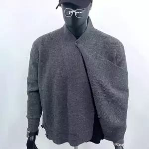 니트 빈티지 브이넥 남자브이넥니트 루즈핏 아우터 자켓 가디건 도포 스웨터 ible1