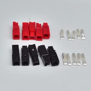 5쌍 30 Amp 전원 극  플매트 카펫 러그용 빨간색 검정색 커넥터 해양 구리 단자