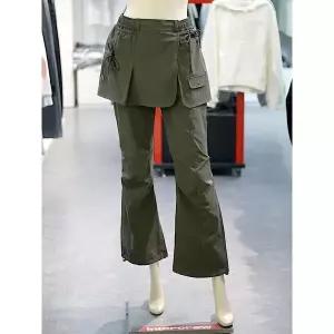 [하프클럽/] 세이브존03 여성 세미 부츠컷 랩 스커트 파라수트 팬츠 ITZ3PL52A