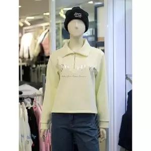 [하프클럽/] 세이브존03 호일 전사 프린트 반집업 맨투맨 티셔츠 ITY1TT53A