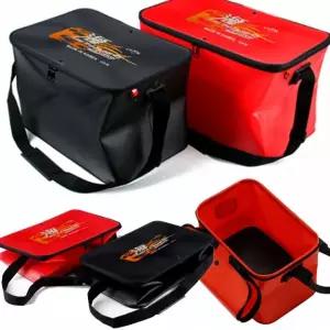 국산 유니피스 접이식 밑밥통 특수코팅처리 내마모성 미끄럼방지 낚시 다용도 멀티가방 케이스