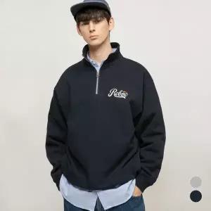 RCB폴로클럽 남녀공용 Rcbpc 자수 포인트 하프집업 맨투맨 티셔츠 2color