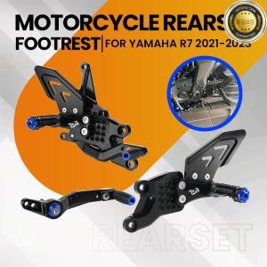 야마하 R7 2021-2022-2023-2024-2025용 오토바이 발판 풋페그 페달 리어셋 프론트