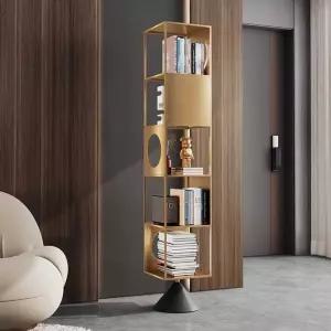 북유럽 스탠딩 책꽂이 정리대 선반 수납 디자인 나무