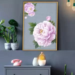 부자되는그림 목단그림액자 풍수그림 돈들어오는 꽃그림 A2gdAL5