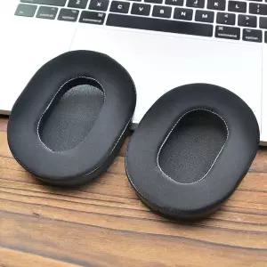 머리 장착형 헤드폰 커버 소프트 단백질 가죽 얼음 감지 이어 패드 소니호환 WH-ULT900NB 이어폰 커버 액세