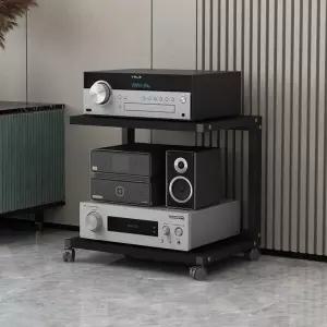 오디오랙 선반 진열장 앰프 장식장 노래방 기계 전축 오디오장식장 스탠드 거실 앵글 진열대