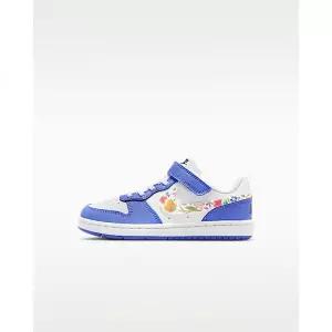 나이키 코트 버로우 로우 FL 리틀키즈' 신발 - 화이트/사파이어/블랙/화이트 - IQ0879-100