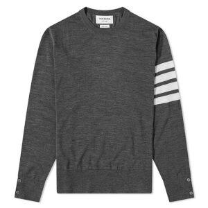 MKA002A Y1014 038/ 메리노 울 그레이 4-BAR 클래식 니트