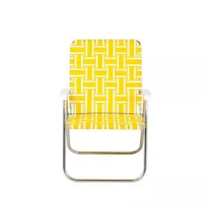 론체어 집꾸미기 인테리어 접이식 의자 매그넘 옐로우화이트 MNS
