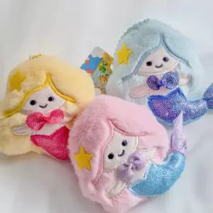 인어공주 미니 리본 스타 키링 인형 3Colors