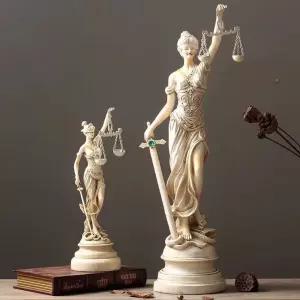 정의의 여신상 변호사 소품 인테리어 정의의여신상 서재
