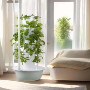 수경재배기 타워형 스마트팜 가정용 수직 재배기 상추 농장 온실 토마토 키우기 정원 수경