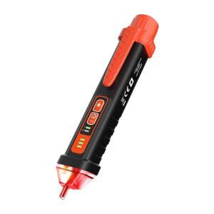 YOWEXA 비접촉 전압 테스터 펜, 전기 AC 12/48-1000V 듀얼 감도, LED 손전등 및 청각 경보 기능이 있는 라이브/중립 와이어 감지기, 안전 인증, 브레이크포인트 파인더