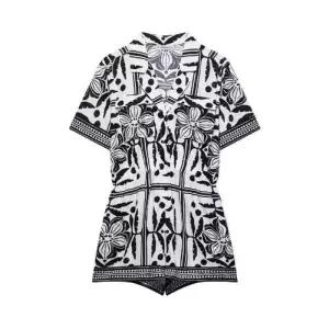 뚜에스틸로 여사친 춘하 캐주얼 밴딩 점프슈트 반바지 스트리트 ADOR1