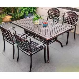 테이블 테라스 접이식 철제 메쉬 피크닉 야외 라탄