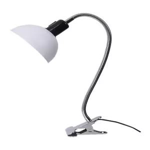 집게 스탠드 책상 조명 독서등 데스크 클립 자바라 클램프 버튼 모던 심플