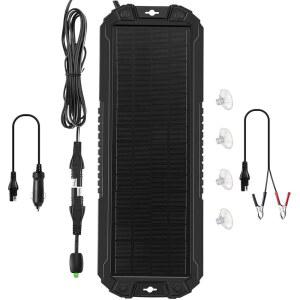 선웨이 태양광 패널 자동차 배터리 트리클 충전기 및 유지보수기 5W 12V 발전 키트 휴대용 방수 기능 RV 해상 보트 트럭 모터사이클 트레일러 트랙터 파워스포츠 스노우모빌용