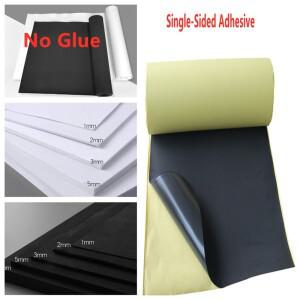 흑백  폼 정전기 방지 고밀도 방음 단면 테이프 흡음 소음 스폰지 20x100cm