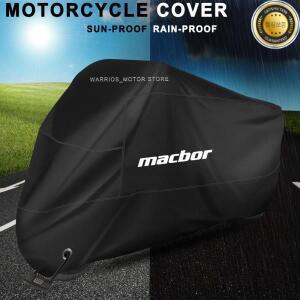 맥버 몬타나 XR5 용 오토바이 커버 UV 차단 방진 야외 방수 연중무휴
