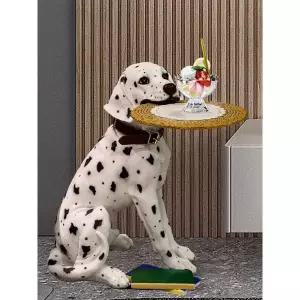 강아지 조각상 달마시안오브제 집들이 인형 현관 카페