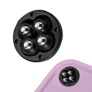 미니 소형 접착식 캐스터 휠 자체 풀리 360 회전 커피 머신 보관함 정리함용 범용 무음