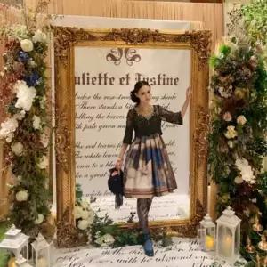 초대형 액자 프레임 엔틱 골드 빈티지 인테리어 복고