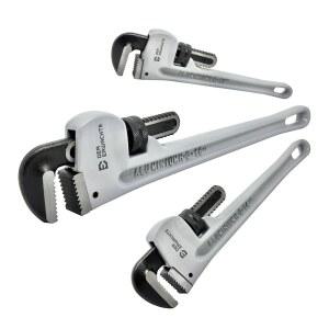 Der Erwachte 3피스 헤비 듀티 알루미늄 스트레이트 파이프 렌치 세트, 10