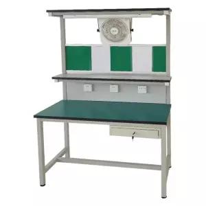 공장 검사 작업대 관리 철제 제전테이블 조명 산업용