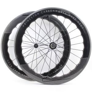 최신 700C 도로 자전거 UD 전체 탄소 섬유 휠셋 Wheelset 클린 처 튜브리스 림 65mm 웨이브 너비 V 브레이