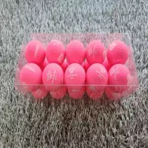 골프공 다이아윙스 M2x 장타 비거리 고반발 볼 무광핑크 20구 (투명케이스 포