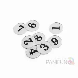 10개1세트 목욕탕번호 테이블넘버링 호실판 흰색 테이블번호표 에폭시