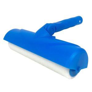 실드 롤러가 있는 니치요 10인치 천장 페인트 롤러와 조절 가능한 헤드 롤러 벽 페인트용 스플래시 브러시가 없는 드립 없음 (EL01152)