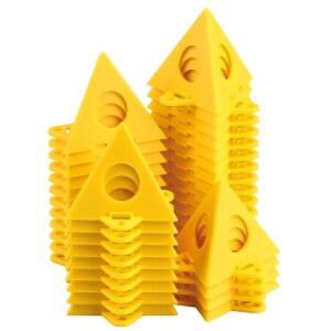루글람지프 40pcs 피라미드 스탠드, 화가 피라미드, 화가의 그림 스탠드 도어 라이저 지지대용 미니 삼각형 원뿔 페인트 삼각대, 고가, 캐비닛 붓기 액세서리