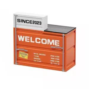 독특한 매장 카운터테이블 철제 안내데스크 컨테이너