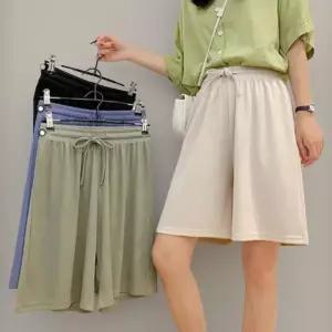 [신상오픈런]여성 여름 홈웨어 밴딩 쿨링 무지 찰랑핏 숏팬츠 (37001426)