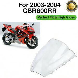 윈드 실드용 혼다 CBR600RR F5 2003 오토바이 액세서리 더블 버블 윈드스크린 디플렉터 커버