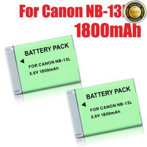Canon Powershot G5X Mark II SX620 HS 용 기존 1800mAh nb-13l 배터리