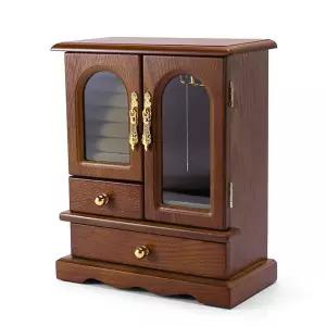 원목보석함 주얼리 귀걸이 보석 보관 레트로 박스