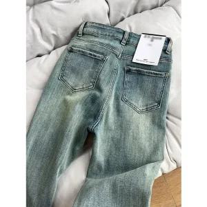 여자청바지 와이드 빅사이즈 청바지 트렌드 바지 슬림핏 스판 나팔 원템1