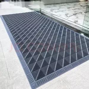 야외 발판 대형 현관 흙털이 매트 창고 방수 깔개 미끄럼방지 브러시