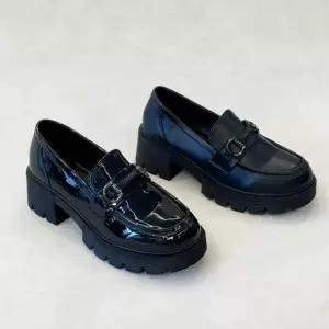 여자 봄 가을 겨울 데일리 청키 통굽 로퍼화