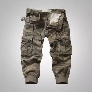 7부 팬츠 배기팬츠 밴딩 칠부바지 조거 여름 카모