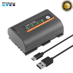 Canon 5D Mark II 7D 60D EOS R 카메라 용 새 2650mAh USB 출력 LP-E6 LP E6 배터리