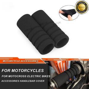 유니버설 22mm 오토바이 핸들 바 폼 핸드 그립 스폰지 장갑 레버 커버 미끄럼 방지 모토 크로스 먼지 피트