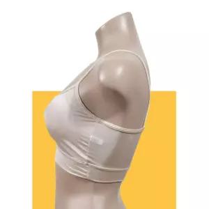 편안하고 시원한 인견 여성 스포츠브라 여성스포츠브라 데일리스타일 와이어없는브라 쾌적한착용감 세련된