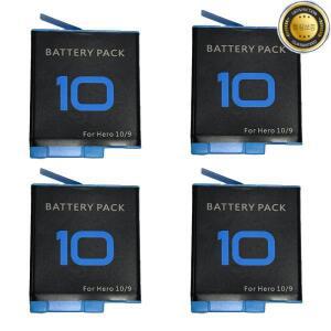 GoPro Hero 9 11 12 용 10 스포츠 카메라 배터리 3.85V 1800mAh 모션 충전식 리튬 이온