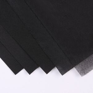검은 색 PP 부직포 파티션 배경 천 방진 및 방수 소파 바닥 묘목 엔지니어링 재료